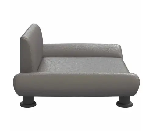 Gulta Suņiem, Pelēka, 70X45X28 Cm, Mākslīgā Āda Vidaxl