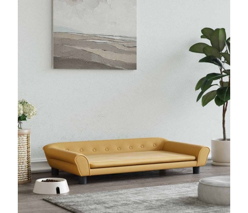 Gulta Suņiem, Brūna, 100X50X21 Cm, Samts Vidaxl