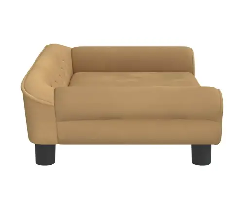 Koeravoodi, Pruun, 70 X 48 X 22 cm Samet