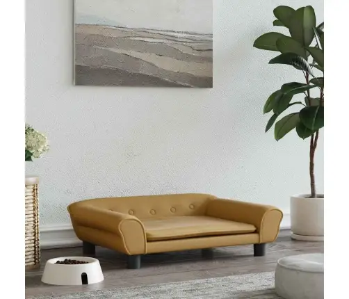 Koeravoodi, Pruun, 70 X 48 X 22 cm Samet