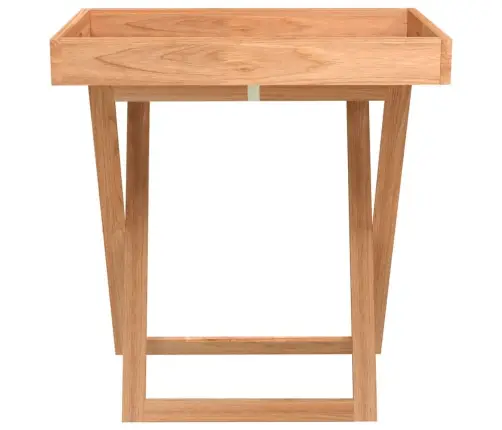 Saliekams Paplātes Galds, 52X36X56,5 Cm, Valrieksta Masīvkoks Vidaxl