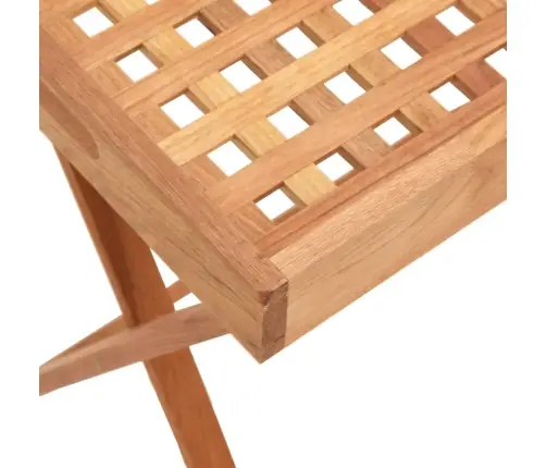 Saliekams Paplātes Galds, 52X36X56,5 Cm, Valrieksta Masīvkoks Vidaxl