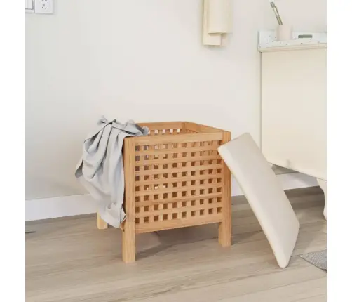 Vannasistabas Taburete, 48X47,5X52 Cm, Masīvs Valrieksta Koks Vidaxl