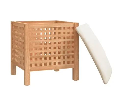 Vannasistabas Taburete, 48X47,5X52 Cm, Masīvs Valrieksta Koks Vidaxl