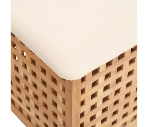 Vannasistabas Taburete, 48X47,5X52 Cm, Masīvs Valrieksta Koks Vidaxl