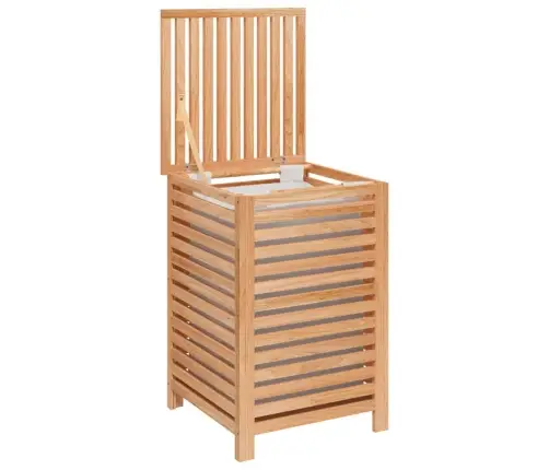 Veļas Kaste, 45X45X65 Cm, Valrieksta Masīvkoks Vidaxl