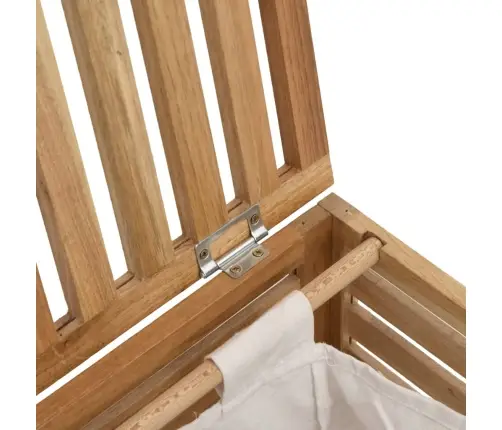 Veļas Kaste, 45X45X65 Cm, Valrieksta Masīvkoks Vidaxl