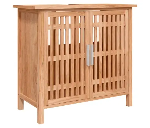 Vannasistabas Izlietnes Skapītis, 66X29X61,5 Cm Valriekstu Koks Vidaxl