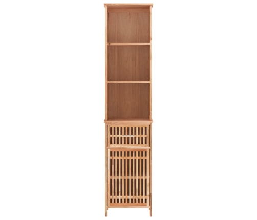 Vannasistabas Skapis, 42X29X182 Cm, Valriekstu Koks Vidaxl