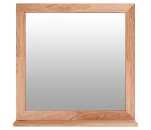 Sienas Spogulis, 55X55 Cm, Valrieksta Masīvkoks Vidaxl