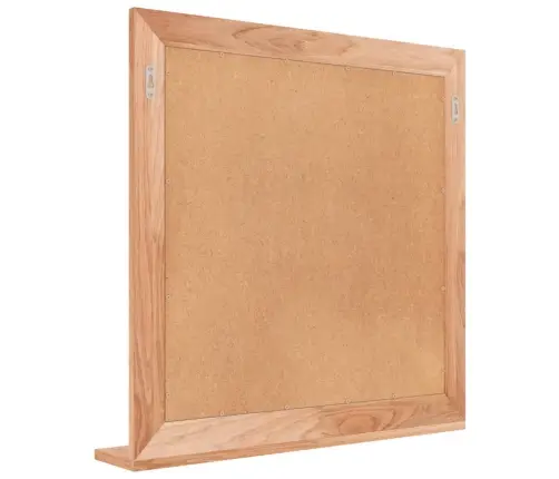 Sienas Spogulis, 55X55 Cm, Valrieksta Masīvkoks Vidaxl