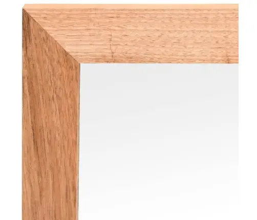 Sienas Spogulis, 55X55 Cm, Valrieksta Masīvkoks Vidaxl