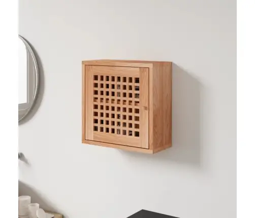 Sienas Plaukts, 42X18X42 Cm, Valrieksta Masīvkoks Vidaxl