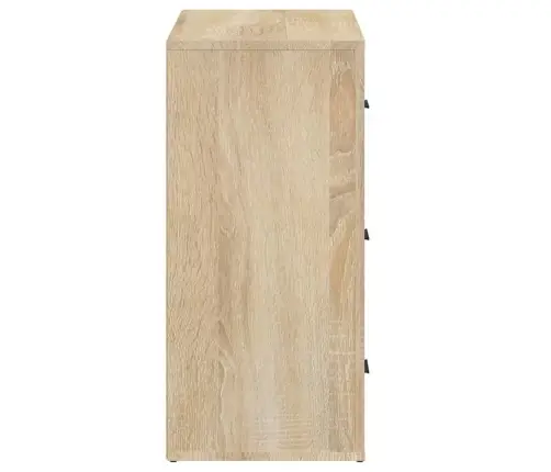 Puhvetkapp, Sonoma Tamm, 80 X 33 X 70 cm Tehispuit