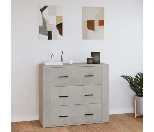 Puhvetkapp, Betoonhall, 80 X 33 X 70 cm Tehispuit