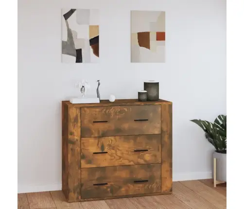 Kumode, Ozolkoka Krāsa, 80X33X70 Cm, Inženierijas Koks Vidaxl Kumode, Ozolkoka Krāsa, 80X33X70 Cm, Inženierijas Koks Vidaxl