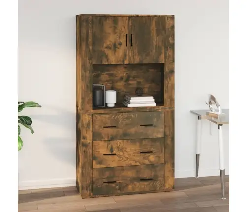 Seinakapp, Suitsutatud Tamm, 80X33X80 cm Tehispuit