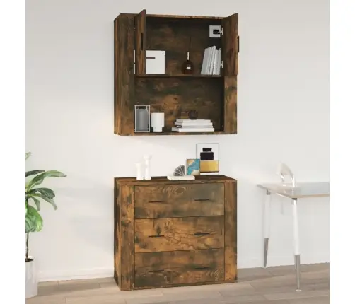 Seinakapp, Suitsutatud Tamm, 80X33X80 cm Tehispuit