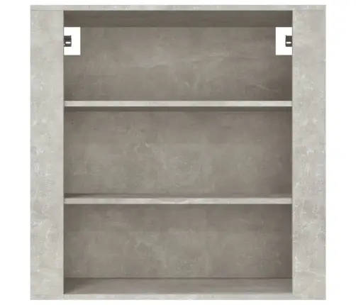 Sieninė Spintelė, Betono Pilka, 80X33X80cm Apdirbta Mediena