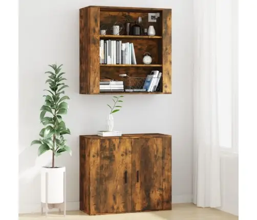 Seinakapp, Suitsutatud Tamm, 80X33X80 cm Tehispuit