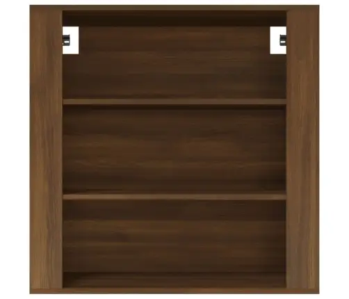 Sieninė Spintelė, Ruda Ąžuolo, 80X33X80cm Apdirbta Mediena