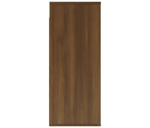 Sieninė Spintelė, Ruda Ąžuolo, 80X33X80cm Apdirbta Mediena