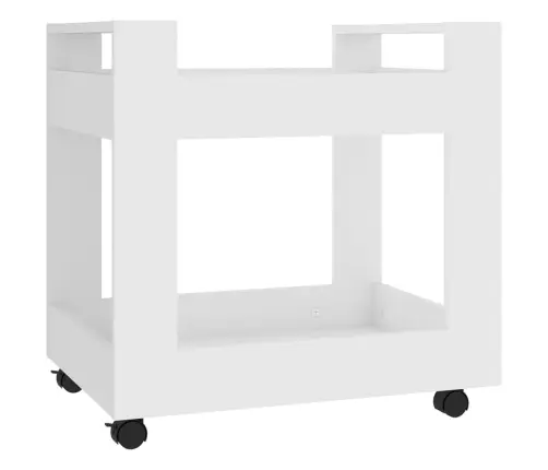 Lauakäru Valge 60X45X60 Cm Tehispuit