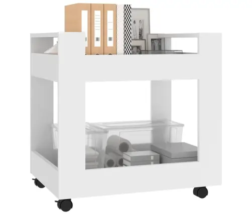 Lauakäru Valge 60X45X60 Cm Tehispuit