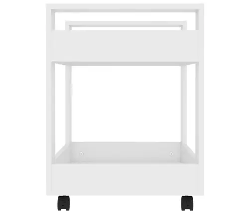 Lauakäru Valge 60X45X60 Cm Tehispuit