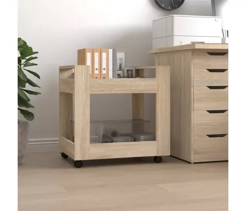 Rašomojo Stalo Lentyna Su Ratukais, Ąžuolo, 60X45X60cm Mediena