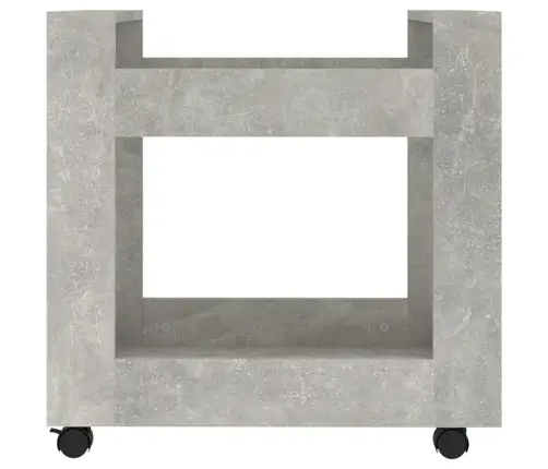 Rašomojo Stalo Lentyna, Betono Pilka, 60X45X60cm Mediena