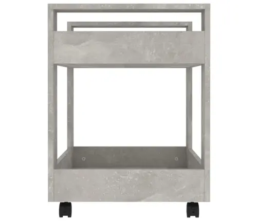 Rašomojo Stalo Lentyna, Betono Pilka, 60X45X60cm Mediena