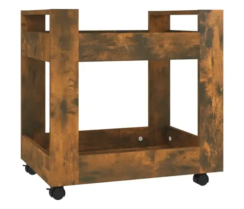 Rašomojo Stalo Lentyna, Dūminio Ąžuolo, 60X45X60cm Mediena