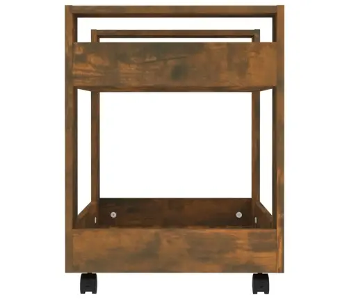 Rašomojo Stalo Lentyna, Dūminio Ąžuolo, 60X45X60cm Mediena