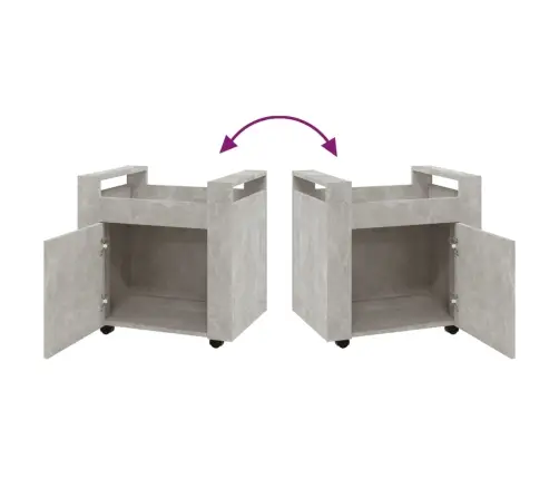 Lauakäru Betoonhall 60X45X60 Cm Tehispuit