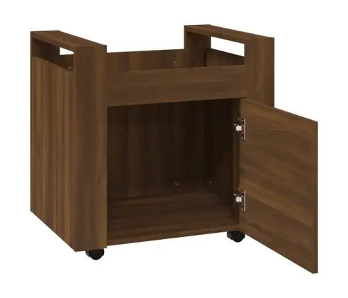 Rašomojo Stalo Lentyna, Ruda Ąžuolo, 60X45X60cm Mediena