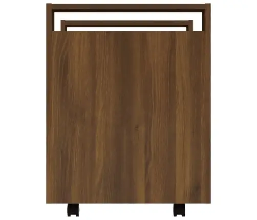 Rašomojo Stalo Lentyna, Ruda Ąžuolo, 60X45X60cm Mediena