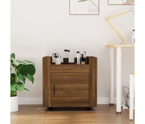 Rašomojo Stalo Lentyna, Ruda Ąžuolo, 60X45X60cm Mediena