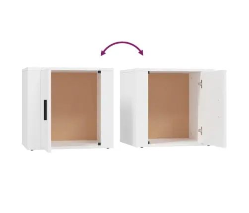 Öökapid 2 Tk, Valge, 50 X 39 X 47 Cm