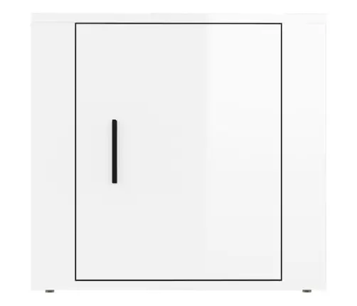 Öökapid 2 Tk, Kõrgläikega Valge, 50 X 39 X 47 Cm