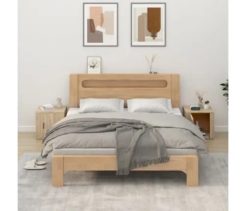 Naktsskapīši, 2 Gab., Ozolkoka Krāsa, 50X39X47 Cm Vidaxl