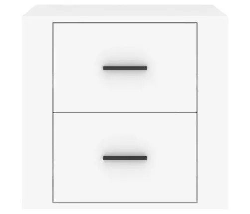 Naktsskapītis, Balts, 50X39X47 Cm Vidaxl