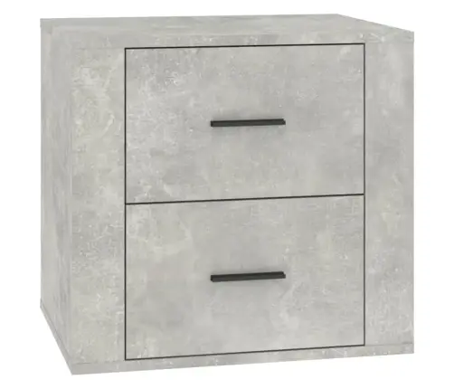 Naktsskapītis, Betona Pelēks, 50X39X47 Cm Vidaxl
