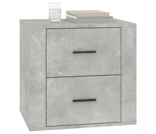 Naktsskapītis, Betona Pelēks, 50X39X47 Cm Vidaxl