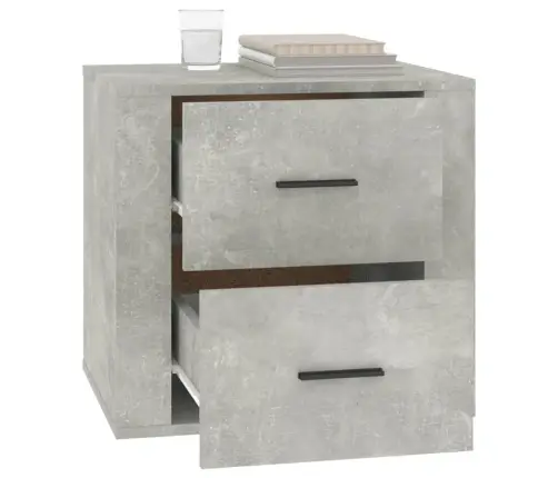 Naktsskapītis, Betona Pelēks, 50X39X47 Cm Vidaxl