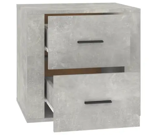Naktsskapītis, Betona Pelēks, 50X39X47 Cm Vidaxl