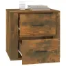 Naktinė Spintelė, Dūminio Ąžuolo Spalvos, 50X39X47Cm