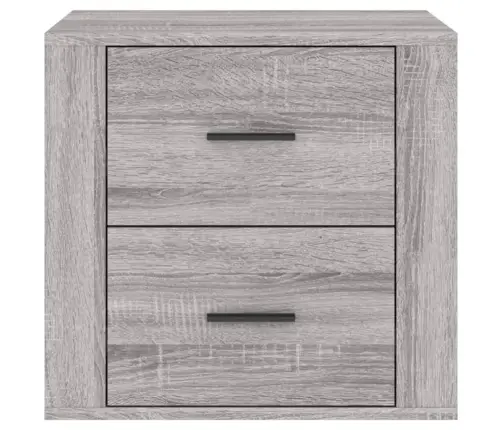 Naktsskapītis, Pelēka Ozolkoka, 50X39X47 Cm, Inženierijas Koks Vidaxl