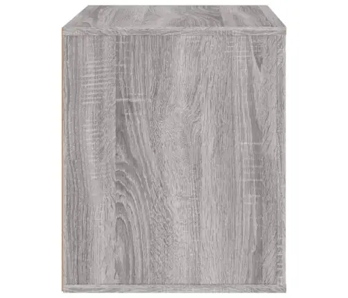 Naktsskapītis, Pelēka Ozolkoka, 50X39X47 Cm, Inženierijas Koks Vidaxl