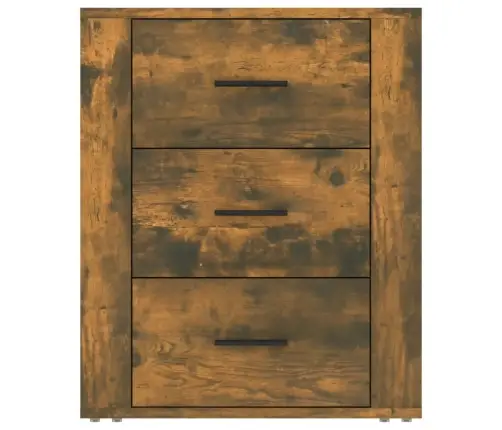 Naktsskapītis, Ozolkoka Krāsa, 50X36X60 Cm, Inženierijas Koks Vidaxl